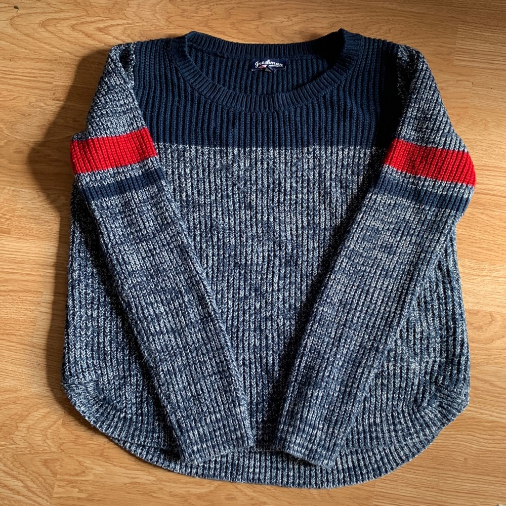 Blue and Red Freshman Sweater Size Large